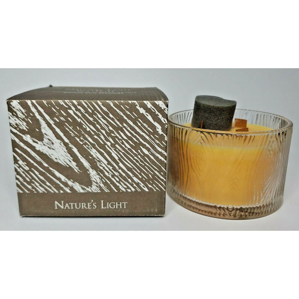 Partylite Natures Light Crackling  3 Wick Jar New Autumn Glow P2G/G47776